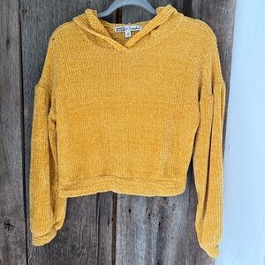 Gypsies & Moondust Mustard Knit Sweater